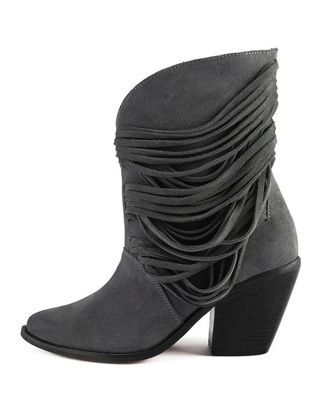 Loft37 Skórzane botki "One Of The Girls" w kolorze szarym rozmiar: 39. Szare botki loft37, bez wzorów, bez obcasa, bez zapięcia. Za 547.77 zł.