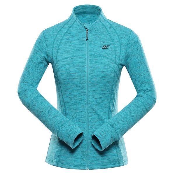 Bluza damska turystyczna szybkoschnąca Alpine Pro Golla 2. Niebieskie bluzy Alpine Pro, xl, bez wzorów, z elastanu, bez kaptura. Za 209.00 zł.