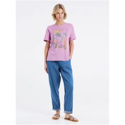 Koszulka damska Protest PRTESSE t-shirt. Czerwone koszulki sportowe Protest, bez wzorów, bez ramiączek. Za 139.99 zł.