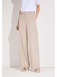 More & More Spodnie w kolorze beżowym rozmiar: 44. Brązowe spodnie materiałowe More & More, bez wzorów, z materiału, z podwyższonym stanem. Za 260.99 zł.