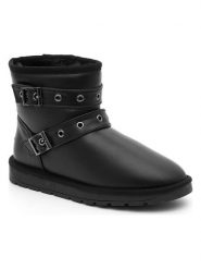 ISLAND BOOT Botki zimowe "Eternity" w kolorze czarnym rozmiar: 39. Czarne botki Island Boot, na zimę, bez wzorów, z materiału, bez obcasa, bez zapięcia. Za 130.99 zł.