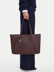GINO ROSSI Torebka C- LDA9537 Bordowy. Czerwone shopper Gino Rossi, bez wzorów, ze skóry, bez dodatków. Za 259.99 zł.