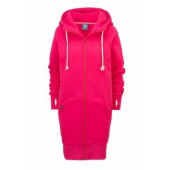 Bluza sportowa rozpinana z kapturem damska DEEP TRIP Luzak. Czerwone bluzy DEEP TRIP, l, bez wzorów, z bawełny, z kapturem. Za 389.00 zł.