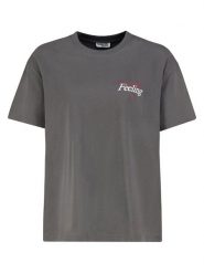 Sublevel Koszulka w kolorze antracytowym rozmiar: S. Czarne bluzki Sublevel, s, bez wzorów, bez kołnierzyka, bez ramiączek. Za 43.99 zł.