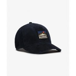 Damska czapka typu trucker Superdry. Niebieskie czapki Superdry, bez wzorów. Za 148.20 zł.