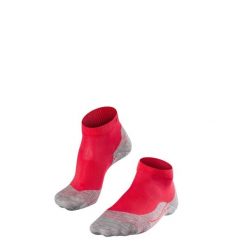Skarpety damskie Falke RU4. Czerwone skarpety Falke, bez wzorów, z materiału. Za 99.00 zł.