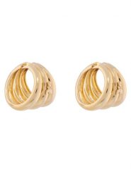 Patrizia Pepe Kolczyki 2J2596/M074-F130 Złoty. Żółte kolczyki Patrizia Pepe, metalowe. Za 639.99 zł.