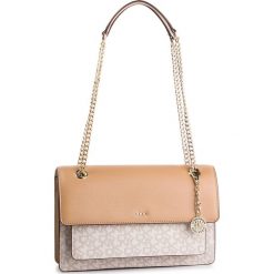 Torebka DKNY - R81EJ287 Hmp Logo/Lat HOK. Brązowe torebki klasyczne DKNY, bez wzorów, ze skóry ekologicznej, duże, bez dodatków. W wyprzedaży za 529.00 zł.
