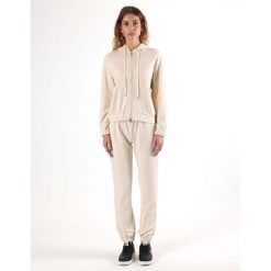 Bluza wygodny z kaptur na co dzień na siłownię. Szare bluzy LEONE 1947 APPAREL, bez wzorów, z dresówki, bez kaptura. W wyprzedaży za 224.31 zł.