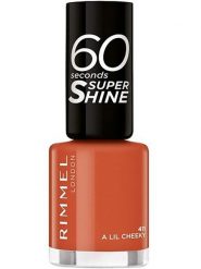 Rimmel Lakier do paznokci "60 Sec - 411 A Lil Cheeky" - 8 ml rozmiar: onesize. Pomarańczowe lakiery Rimmel. Za 8.99 zł.