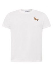 Zwillingsherz Koszulka "Dog Embroidery" w kolorze białym rozmiar: XL. Białe bluzki Zwillingsherz, xl, bez wzorów, z bawełny, bez kołnierzyka, bez ramiączek. Za 104.95 zł.