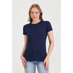 Koszulka turystyczna damska 100% Merino WOOLONA Pera. Niebieskie koszulki sportowe WOOLONA, bez wzorów, bez ramiączek. W wyprzedaży za 261.00 zł.