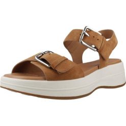 Sandały GEOX D SPHERICA ECUB 3 S Brązowy. Brązowe sandały Geox, bez wzorów, ze skóry, sportowe, bez obcasa, bez zapięcia. Za 497.99 zł.
