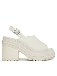 Converse Sandały Chuck 70 De Luxe Heel Sandal Platform A13796C Écru. Sandały Converse, bez wzorów, z materiału, bez obcasa, na słupku, bez zapięcia. Za 389.99 zł.