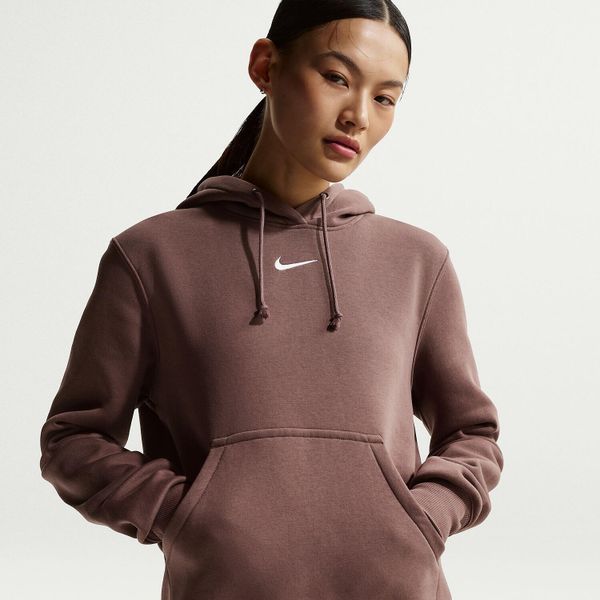 Bluza sportowa damska Nike HF6839502. Brązowe bluzy Nike, m, bez wzorów, z bawełny, z kapturem. Za 446.00 zł.