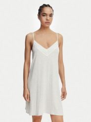 Ysabel Mora Koszula nocna 10824 Szary jasny Regular Fit. Szare koszule nocne YSABEL MORA, m, bez wzorów, z wiskozy, bez ramiączek. Za 169.99 zł.