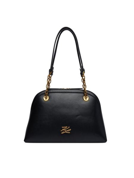 KARL LAGERFELD Torebka B2W30038 Czarny. Czarne torebki klasyczne KARL LAGERFELD, bez wzorów, ze skóry, bez dodatków. Za 1,169.99 zł.