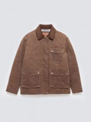 Kurtka damska parka z efektem woskowania beżowa Tormia 803. Brązowe kurtki Big Star, l, z bawełny, eleganckie, bez kaptura. Za 429.99 zł.