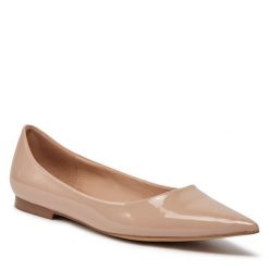 Baleriny Aldo. Brązowe baleriny Aldo, bez wzorów, bez obcasa. Za 169.99 zł.