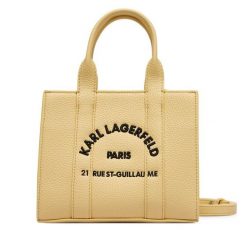 Torebka KARL LAGERFELD. Żółte torebki klasyczne KARL LAGERFELD, bez wzorów, bez dodatków. Za 649.99 zł.