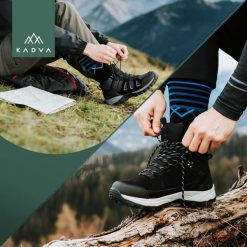 Skarpety trekkingowe KADVA Coryo. Czarne skarpety KADVA, bez wzorów. Za 39.99 zł.