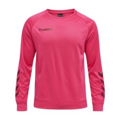 Bluza do piłki ręcznej dla dorosłych Hummel Promo Poly Sweatshirt. Czerwone bluzy Hummel, xl, bez wzorów, bez kaptura. Za 137.50 zł.