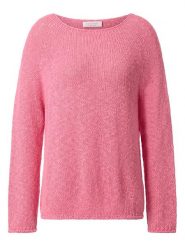 Rich & Royal Sweter w kolorze jasnoróżowym rozmiar: M. Różowe swetry Rich & Royal, m, bez wzorów, ze splotem, bez ramiączek. Za 234.97 zł.