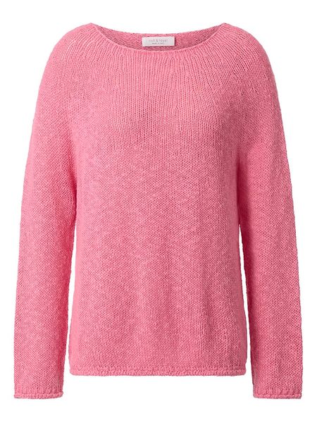 Rich & Royal Sweter w kolorze jasnoróżowym rozmiar: M. Różowe swetry Rich & Royal, m, bez wzorów, ze splotem, bez ramiączek. Za 229.95 zł.