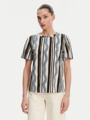 Weekend Max Mara T-Shirt Cadine 2515971012 Kolorowy Regular Fit. T-shirty Weekend Max Mara, xs, bez wzorów, z bawełny, bez kołnierzyka, bez ramiączek. Za 339.99 zł.