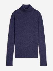 Just Cashmere Kaszmirowy golf w kolorze granatowym rozmiar: S. Niebieskie golfy Just Cashmere, s, bez wzorów, z kaszmiru, bez ramiączek. Za 413.99 zł.