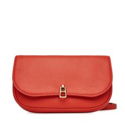 Torebka Coccinelle. Brązowe listonoszki Coccinelle, bez wzorów, bez dodatków. Za 669.99 zł.