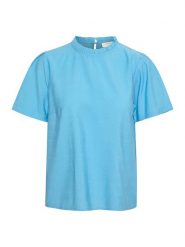 Cream Bluzka "Liselin" w kolorze błękitnym rozmiar: 36. Niebieskie bluzki Cream, bez wzorów, bez kołnierzyka, bez ramiączek. Za 60.88 zł.