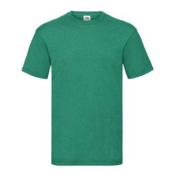 Koszulka Unisex Dla Dorosłych Valueweight. Zielone bluzki FRUIT OF THE LOOM, l, bez wzorów, sportowe, bez kołnierzyka, bez ramiączek. Za 35.99 zł.
