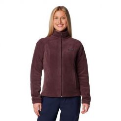 Bluza sportowa damska Columbia 1372111613. Czerwone bluzy Columbia, bez wzorów, bez kaptura. W wyprzedaży za 159.00 zł.