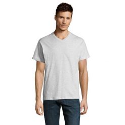 Koszulka Unisex Dla Dorosłych Victory Heather V Neck. Szare bluzki SOL'S, m, bez wzorów, sportowe, bez kołnierzyka, bez ramiączek. Za 39.99 zł.