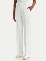 Guess Spodnie materiałowe W6GB05 W1765 Biały Regular Fit. Białe spodnie materiałowe Guess, xl, z aplikacjami, z materiału. Za 569.99 zł.