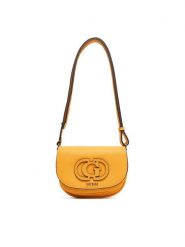 Guess Torebka Calebra Mini HWBG95 36780 Żółty. Żółte listonoszki Guess, z aplikacjami, ze skóry, bez dodatków. Za 549.99 zł.