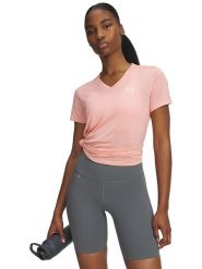 Under Armour Koszulka sportowa w kolorze jasnoróżowym rozmiar: M. Różowe koszulki sportowe Under Armour, bez wzorów, z materiału, bez ramiączek, outdoorowe. Za 86.95 zł.