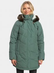 Roxy Płaszcz zimowy Ellie Jk Otlr ERJJK03554 Zielony Regular Fit. Zielone płaszcze Roxy, na zimę, l, bez wzorów, z syntetyku, bez kaptura. Za 729.99 zł.