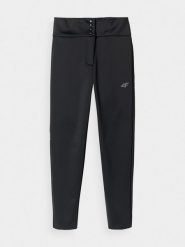 4F Spodnie narciarskie softshellowe membrana 5000 damskie - czarne XXL. Czarne spodnie narciarskie 4f, m, bez wzorów, z dzianiny, narciarskie, windstopper. W wyprzedaży za 299.99 zł.