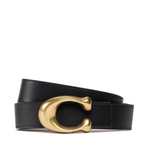 Pasek Damski Coach. Czarne paski Coach, bez wzorów. Za 679.99 zł.