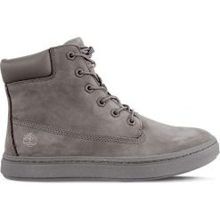 Timberland szare Londyn 6 Inch Steeple Grey. Szare botki Timberland, bez wzorów, bez obcasa, bez zapięcia. W wyprzedaży za 509.00 zł.