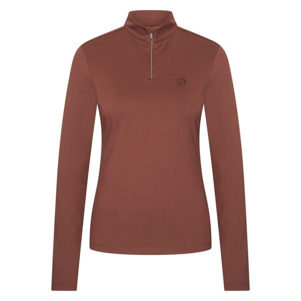 Damska koszulka do jazdy konnej Imperial Riding Top Amy. Brązowe bluzki IMPERIAL RIDING, bez wzorów, sportowe, bez kołnierzyka, bez ramiączek. Za 271.50 zł.