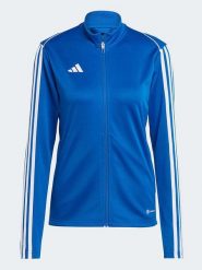 Adidas Kurtka sportowa "Tiro 23 League" w kolorze niebieskim rozmiar: XXS. Niebieskie kurtki sportowe Adidas, xxs, bez wzorów, z materiału, bez kaptura, outdoorowe. Za 85.38 zł.