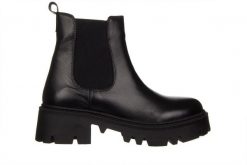 Botki Bayla-161 138 23513 Black 161600, Czarny, Skóra naturalna - 38. Czarne botki Bayla, na zimę, bez wzorów, z gumy, z okrągłym noskiem, za kostkę, bez obcasa, bez zapięcia. W wyprzedaży za 269.10 zł.