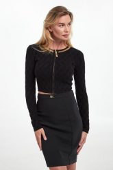 Sweter/kardigan damski zapinany na zamek ELISABETTA FRANCHI. Kardigany Elisabetta Franchi, bez wzorów. Za 1,949.00 zł.