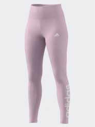 Adidas Legginsy SPORT INSPIRED LOUNGEWEAR ESSENTIALS HIGH-WAISTED LOGO LEGGINGS ID0024 Różowy. Czerwone legginsy Adidas, xl, bez wzorów, z bawełny, na fitness i siłownię. Za 89.99 zł.