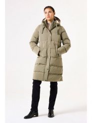 Garcia Płaszcz zimowy w kolorze khaki rozmiar: S. Brązowe płaszcze Garcia, na zimę, s, bez wzorów, z puchu, bez kaptura. Za 448.99 zł.