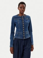 Liu Jo Kurtka jeansowa UA5135 D4448 Niebieski Regular Fit. Niebieskie kurtki Liu Jo, bez wzorów, z bawełny, bez kaptura. Za 969.99 zł.