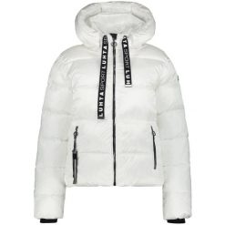 Płaszcz zimowy Luhta Jalonoja. Białe kurtki sportowe Luhta, na zimę, m, bez wzorów, z materiału, bez kaptura, narciarskie. Za 999.00 zł.